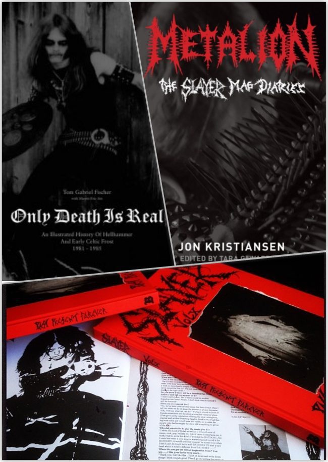 the red and black box metalion only death is real and slayer mag the red and black