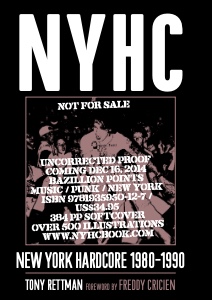 NYHC New York Hardcore Oral History by Tony Rettman